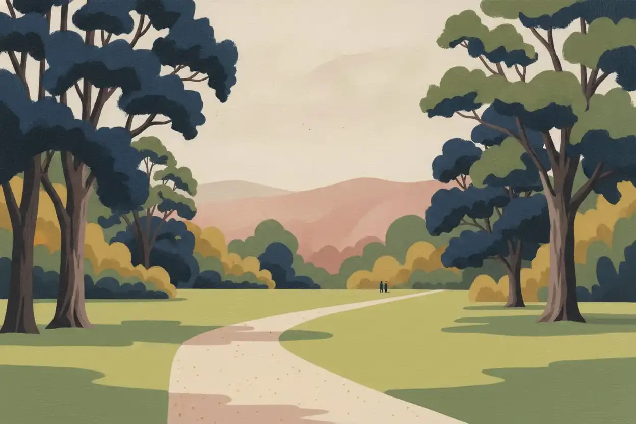 Harcourt Park: mit künstlicher Intelligenz erstellte Illustration, kein Foto