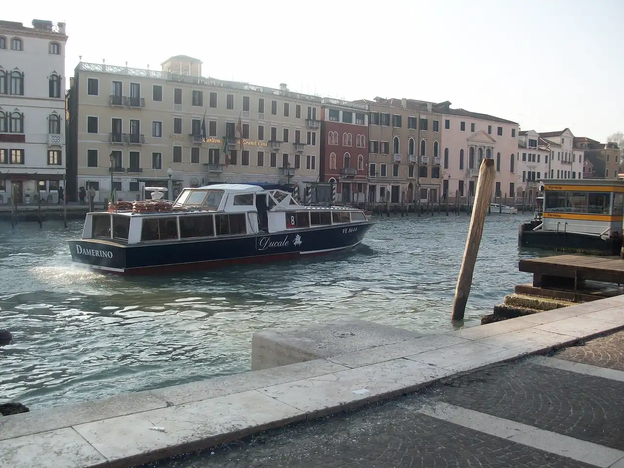 Grand Canal at Santa Lucia station