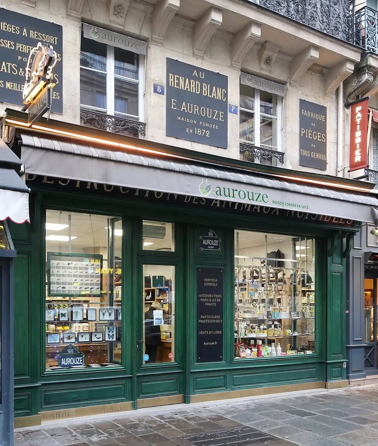 Aurouze, la vitrine du dératiseur
