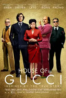 Cartel de La casa Gucci