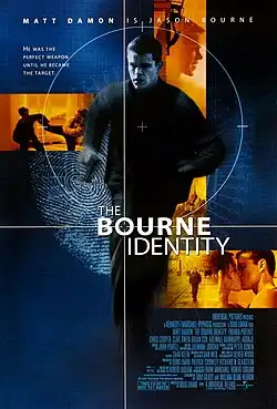 Cartel de El caso Bourne