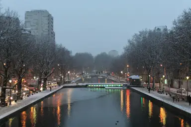 Canal Saint-Martin, là où Amélie fait des ricochets