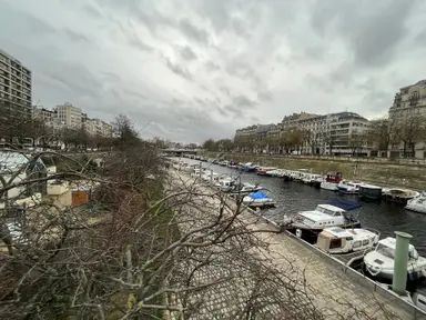 Passerelle Mornay, Bassin de l'Arsenal